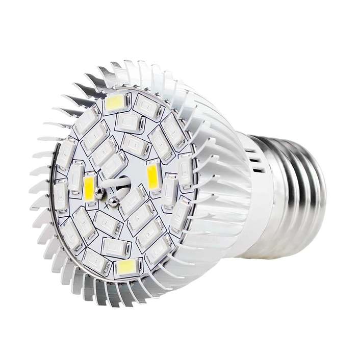 2 PCS LED Plant Growth Lamp Full Spectrum Plant Fill Light Cup, Power: E27 18 Beads