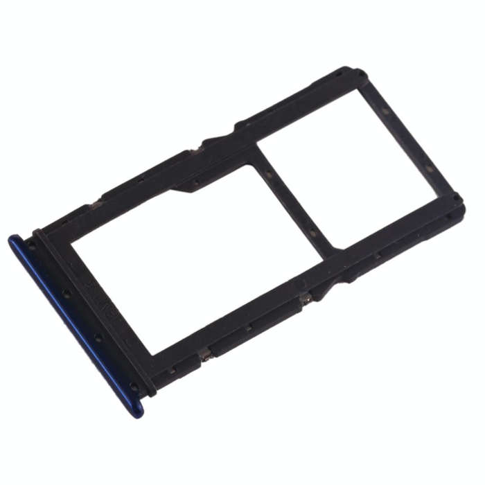 SIM Card Tray + SIM Card Tray / Micro SD Card Tray for Xiaomi Redmi Note 7 / Redmi Note 7 Pro(Blue)