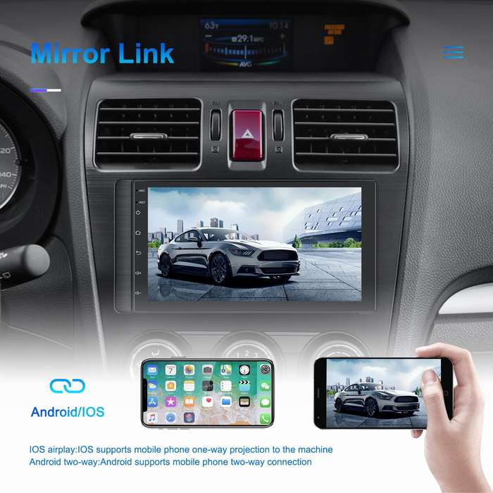 A3194 7 Inch Android 11 Central Control Carplay 2+32G Car Large Screen Navigation Reversing Video...