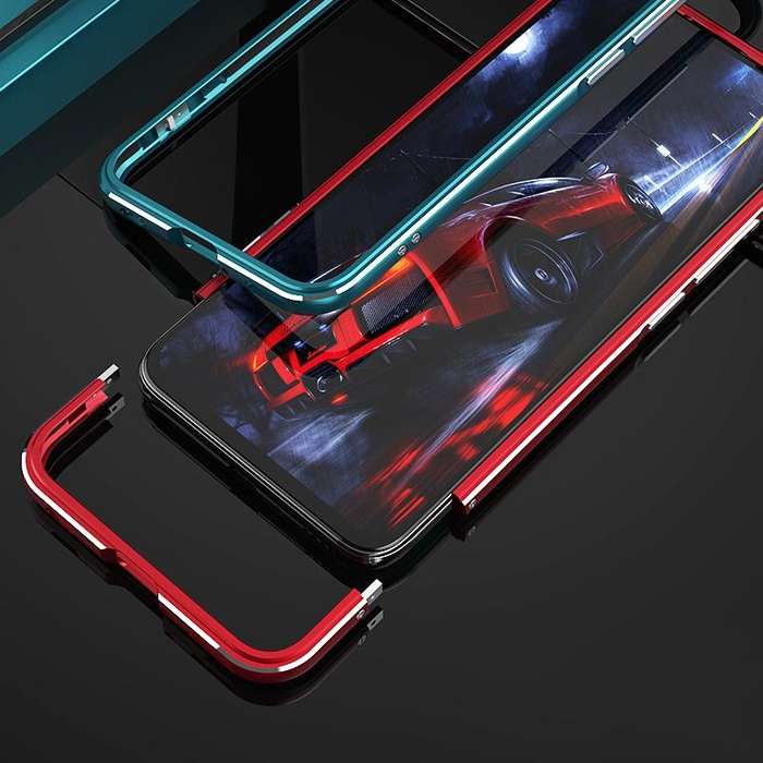 For Huawei Nova 7 Aluminum Alloy Shockproof Protective Bumper Frame(Black)