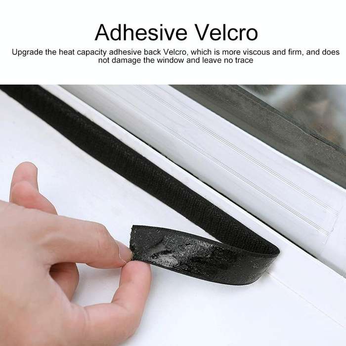 Window Windproof Warm Film Indoor Air Leakage Soundproof Double-Layer Insulation, Specification: ...