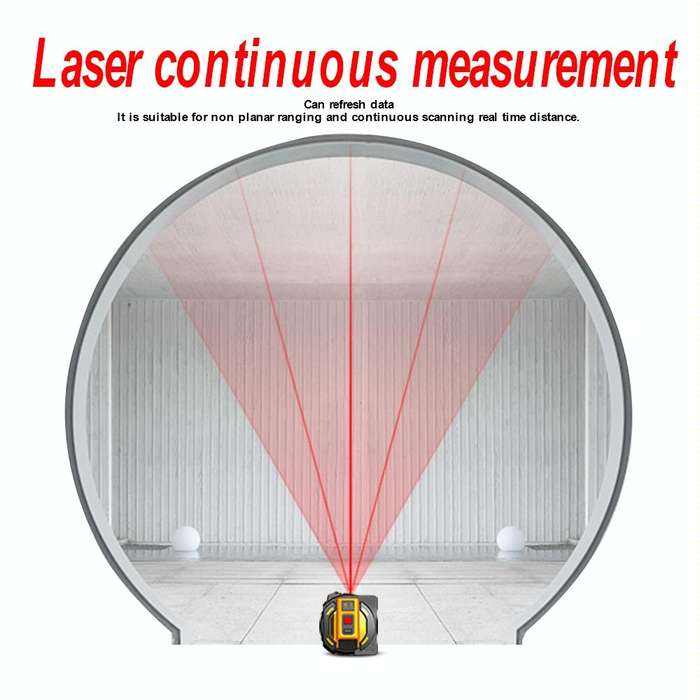 SNDWAY SW-TM40 40m Digital Range Finder Laser Distance Meter Tape Multi-function Self-Locking Han...