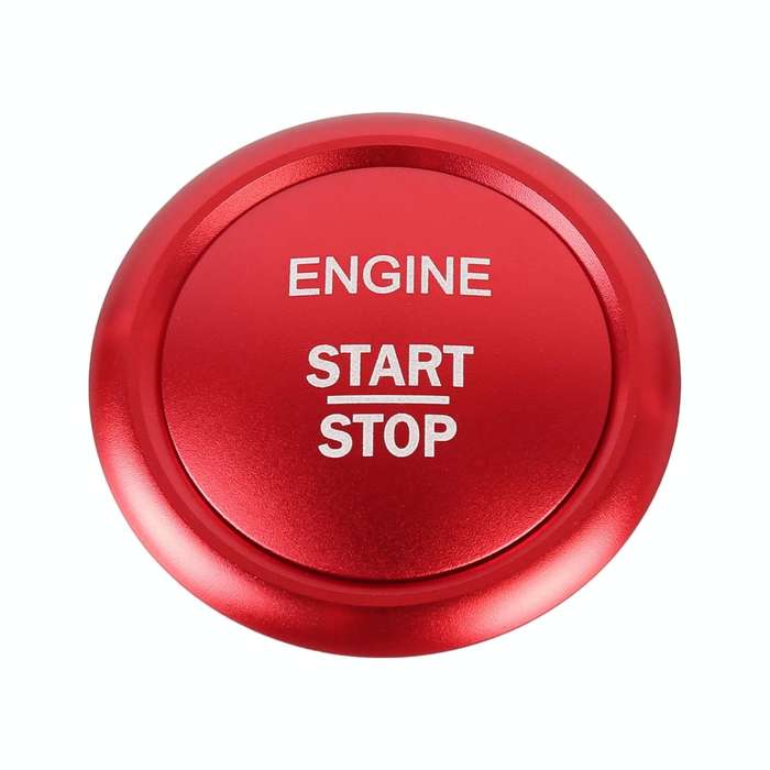 Car Engine Start Key Push Button Ring Trim Sticker Decoration for Mercedes-Benz A-Class 2013-2018...