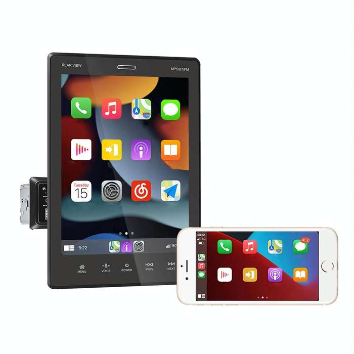 C800 9.5 Inch MP5 Single Butt Carplay Player, Style: Standard