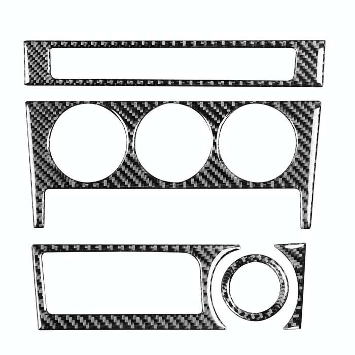 5 in 1 Car Carbon Fiber Control Panel A Decorative Sticker for Subaru BRZ / Toyota 86 2017-2019, ...