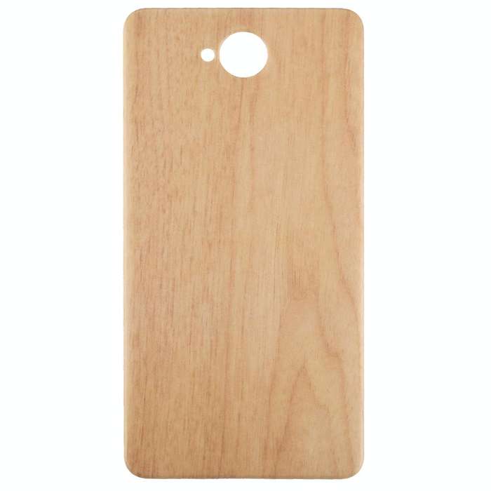 For Microsoft Lumia 650 Wood Texture Battery Back Cover with NFC Sticker