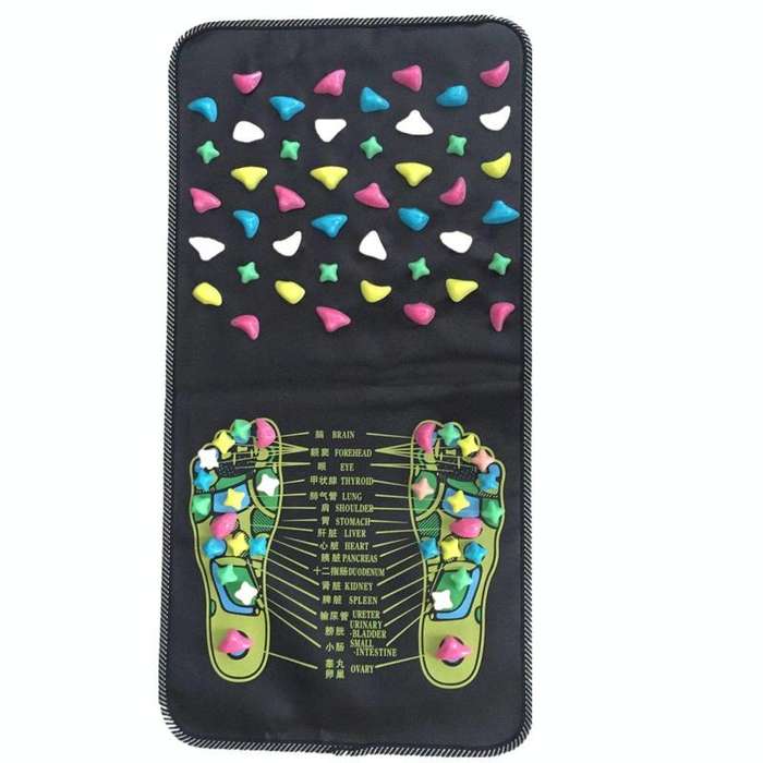 70 x 35cm Imitation Stone Foot Massage Pad Foot And Leg Pain Relief Physiotherapy Health Acupress...