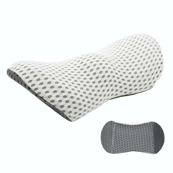 Car Supplies Lumbar Support Memory Foam Car Backrest Lumbar Cushion Seat Cushion Lumbar Pillow, C...