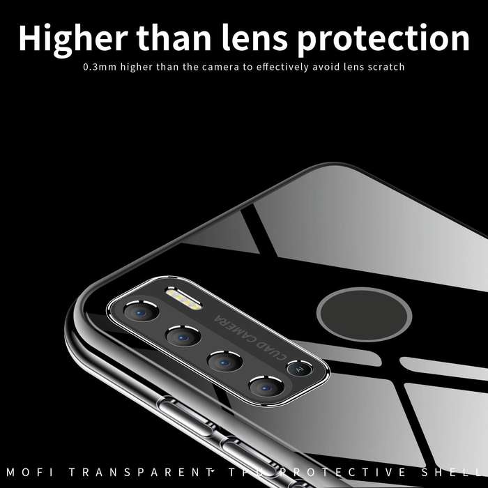 For Tecno Pouvoir Lc7 MOFI Ming Series Ultra-thin TPU Phone Case(Transparent)