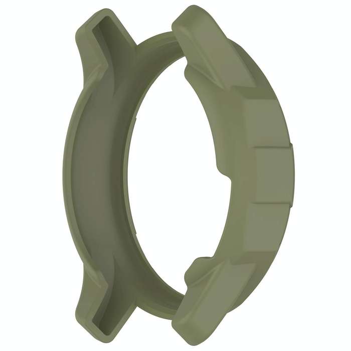 For Garmin Vivomove Trend Armor Hollow Watch Protective Case(Jungle Green)
