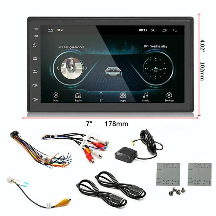Car 7 inch Universal Android Navigation MP5 Player GPS Bluetooth Car Navigation All-in-one, Speci...