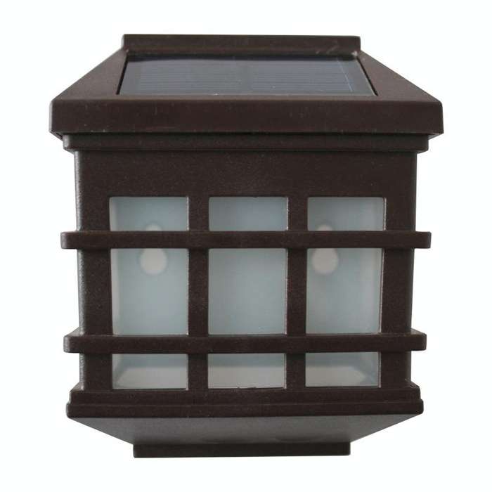 5180113 Solar Outdoor Waterproof Panes Wall Light(White Light)