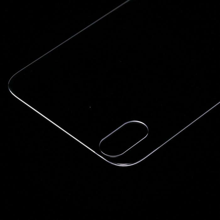 Glass Battery Back Cover for iPhone X(Transparent)