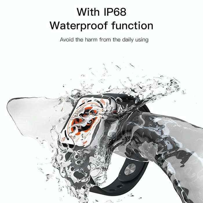 Yesido IO18 1.95 inch IP68 Waterproof Smart Watch, Support Heart Rate / Blood Oxygen Monitoring(B...