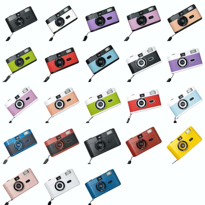 R2-FILM Retro Manual Reusable Film Camera for Children without Film(Yellow)