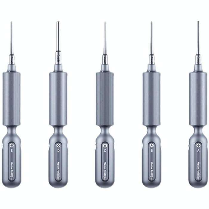 Qianli Super Tactile Grip-Type Precision Silent Dual-Bearing Screwdriver, Series: Type B Tri-point