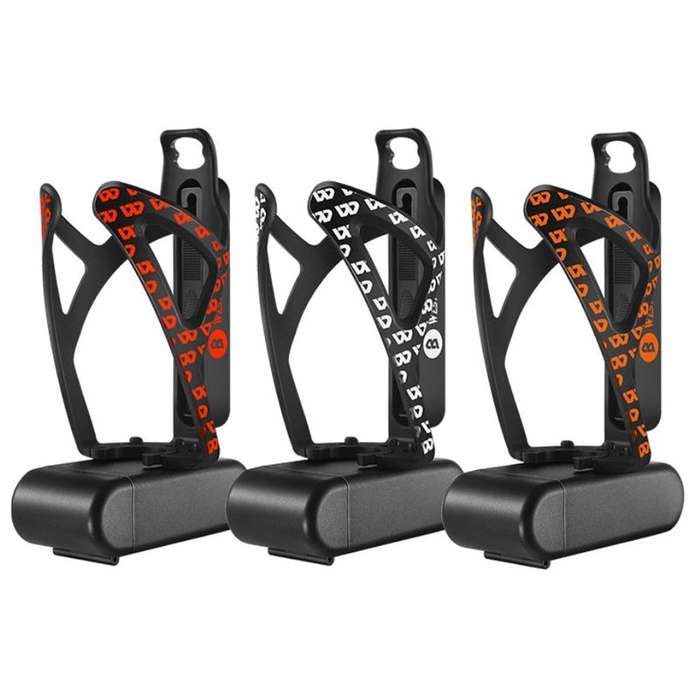 WEST BIKING Bicycle Multifunctional Bottle Cage Tire Lever Tool Box(Black Orange)