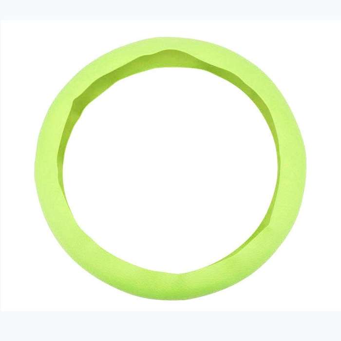 Silicone Rubber Car Steering Wheel Cover, Outside Diameter: 36cm(Green)