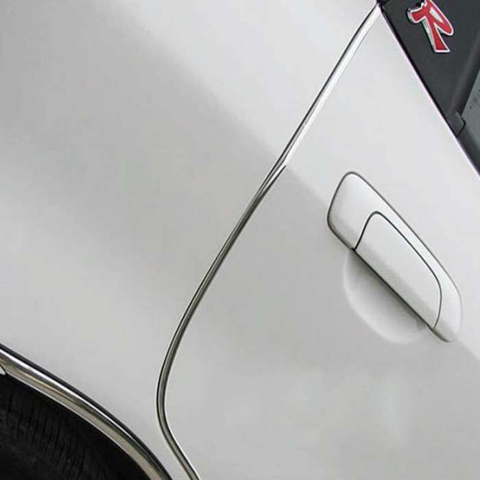 5m Car Decorative Strip PVC Chrome Decoration Strip Door Seal Window Seal(Grey)