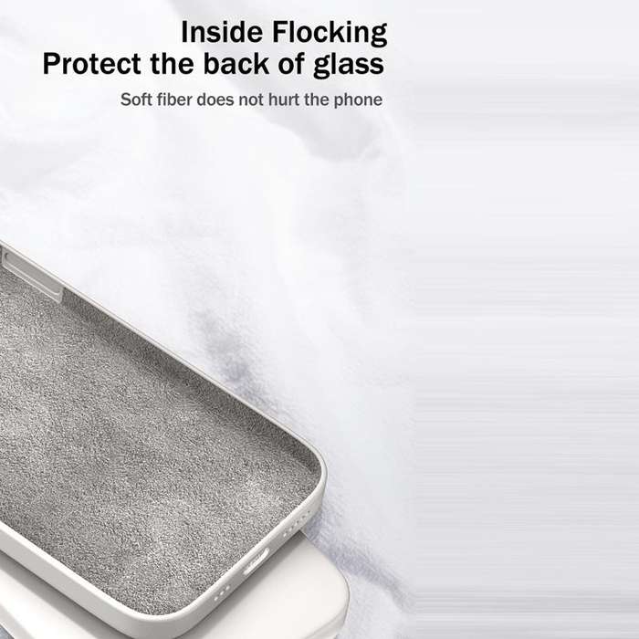 For Samsung Galaxy A71 Solid Color Imitation Liquid Silicone Straight Edge Dropproof Full Coverag...