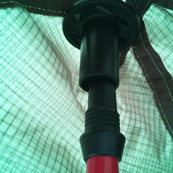 2 PCS Anti-puncture Plug Cap Alpenstock Support Bar Protective Case Anti-burst Tent Pole Plastic ...