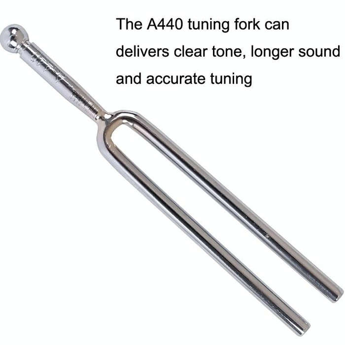2 PCS Resonant Standard Teaching Sound Fork Stainless Steel Violin Instrument Music Sound Fork(Si...