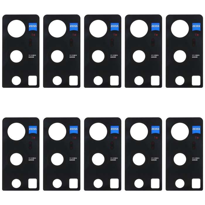 For Vivo X60 Pro+ V2056A 10pcs Back Camera Lens