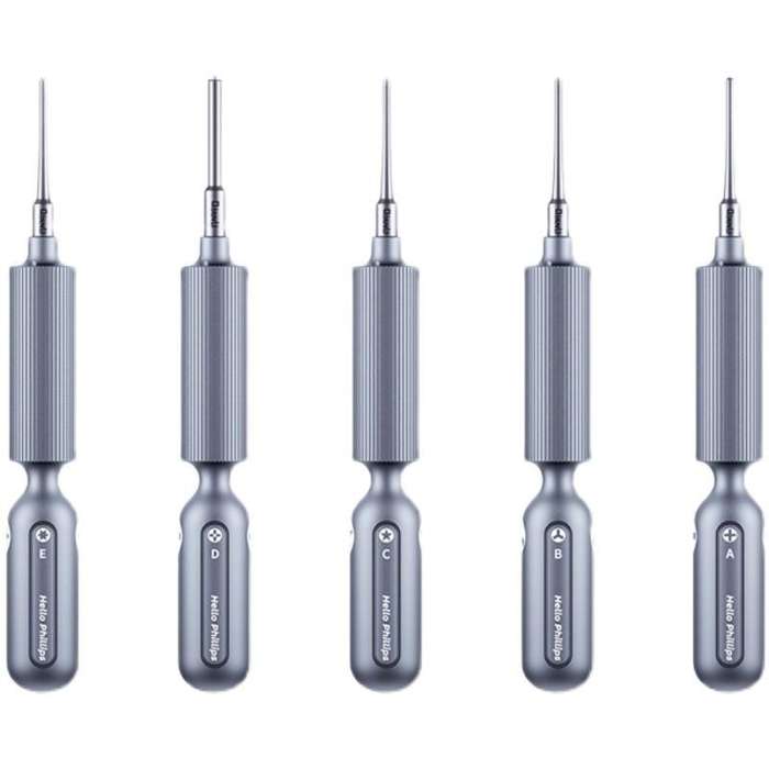 Qianli Super Tactile Grip-Type Precision Silent Dual-Bearing Screwdriver, Series: Type C Pentalibe