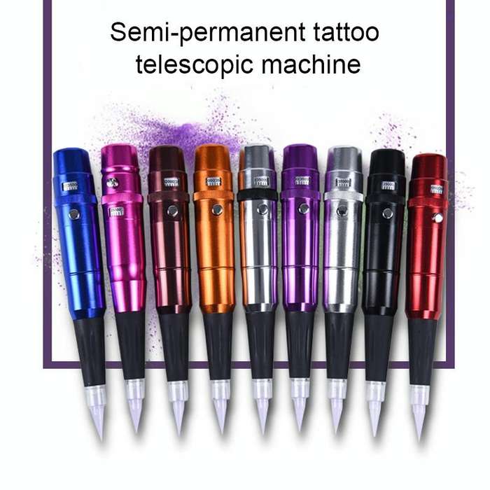 Semi-Permanent Tattoo Pen Apprentice Bleaching Lip Tattoo Eyebrow Instrument(Blue)