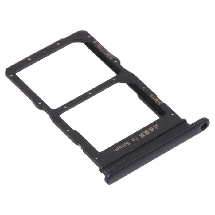 SIM Card Tray + SIM Card Tray / NMicro Card Tray for Honor X10 Max 5G (Black)