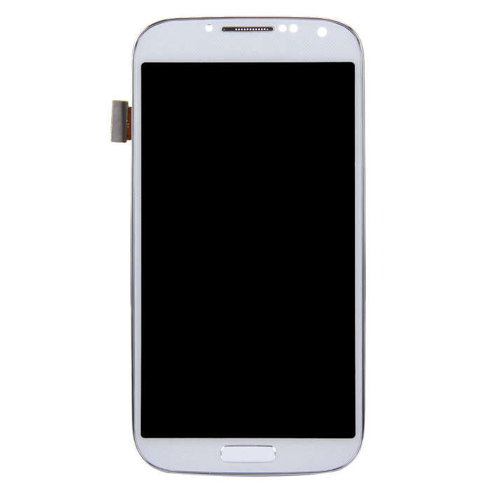 LCD Display (TFT) + Touch Panel with Frame for Galaxy S IV / i9500 / i9505(White)