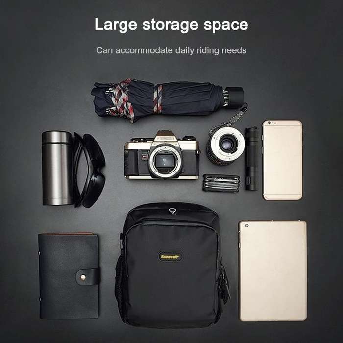 Rhinowalk Bicycle Front Bag Waterproof Handlebar Bag Folding Bike Front Bag Large Capacity Riding...