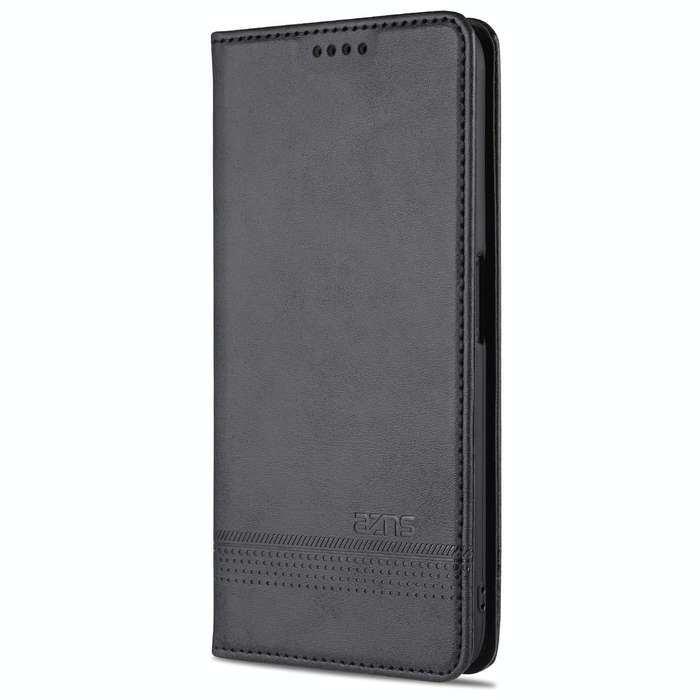 For OPPO A16 AZNS Magnetic Calf Texture Horizontal Flip Leather Case with Card Slots & Holder & W...