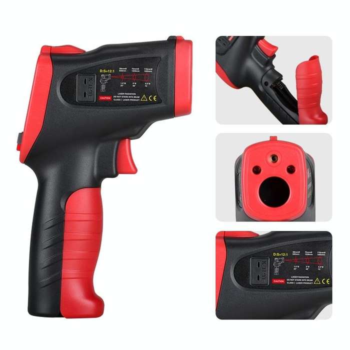 Wintact WT323A -50 Degree C~650 Degree C Handheld Portable Outdoor Non-contact Digital Infrared T...