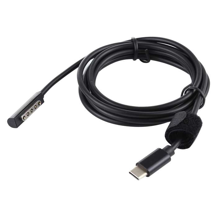 USB-C / Type-C Power Supply PD 65W Fast Charging Cable for Microsoft Surface Pro 2, Cable Length:...