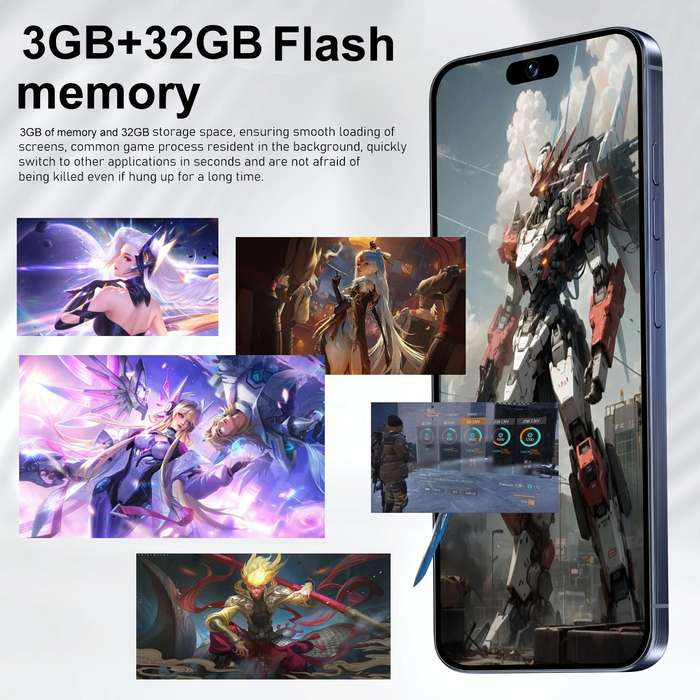i15 Pro Max / VD1, 3GB+32GB, 6.79 inch Screen, Face Identification, Android 8.1 MTK6753 Octa Core...