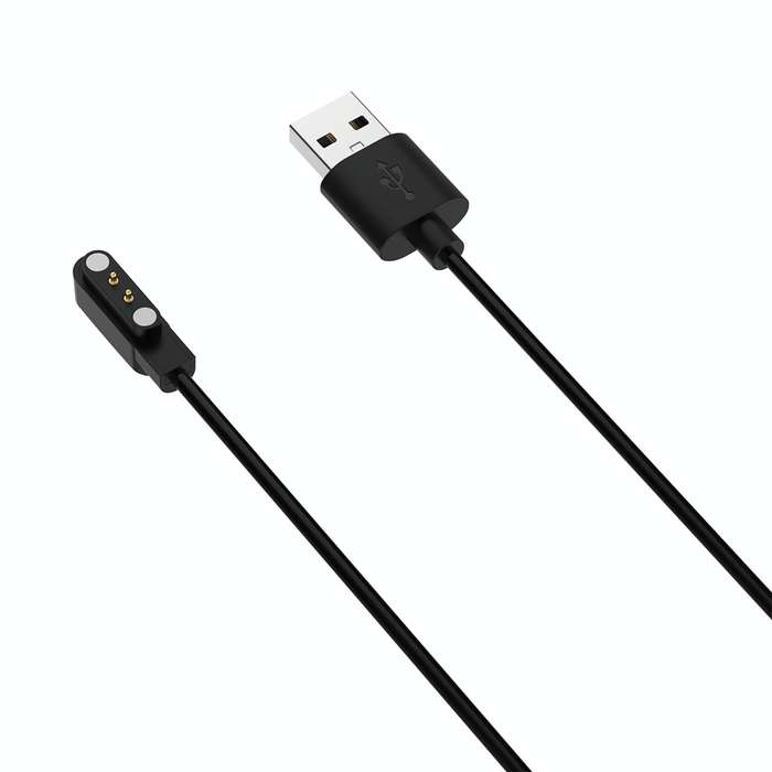 For Realme TechLife Watch Watch Magnetic Charging Cable Length: 1.2m(Black)