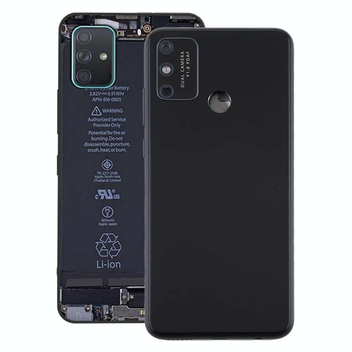 Battery Back Cover With Camera Lens Cover for Huawei Honor Play 9A(Black)