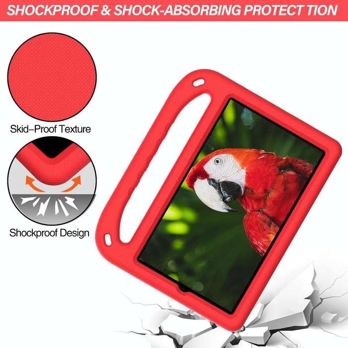 For Huawei MediaPad M6 8.4 Handle Portable EVA Shockproof Anti Falling Protective Case with Trian...
