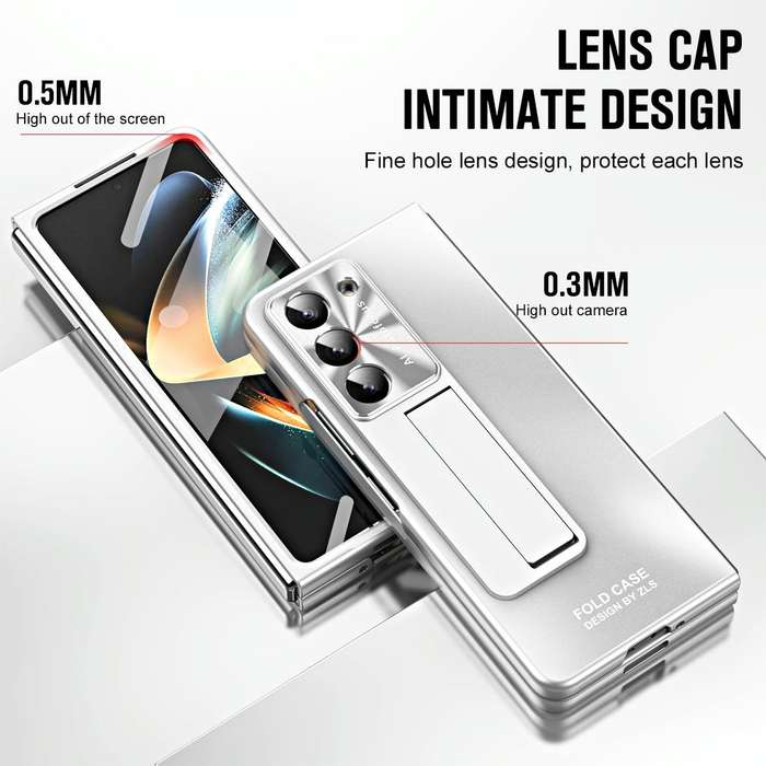 For Samsung Galaxy Z Fold5 5G Integrated AG Matte Folding Phone Case(Silver)