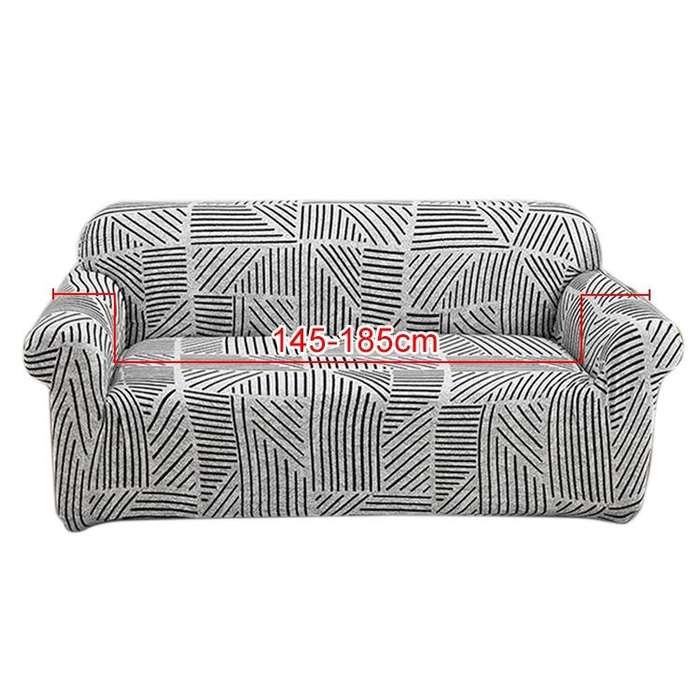 Double Seat Living Room Four Seasons Elastic Full Coverage Non-slip Sofa Cover, Size: 145 x 185cm...