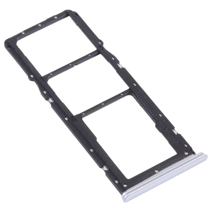 For OPPO Realme 7 (Global)  SIM Card Tray + SIM Card Tray + Micro SD Card Tray (Silver)