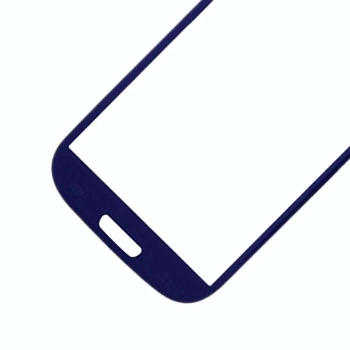 For Samsung Galaxy SIII / i9300 10pcs Front Screen Outer Glass Lens (Blue)