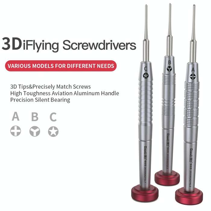Qianli iFlying 3D Aluminum Handle Anti-slip Screwdriver, Philips