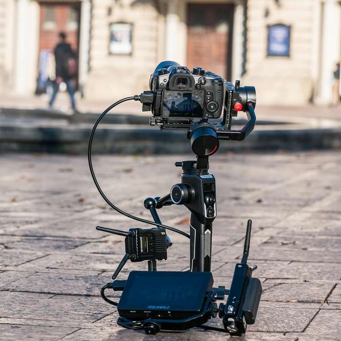 MOZA AirCross 2 Standard 3 Axis Handheld Gimbal Stabilizer for DSLR Camera, Load: 3.2kg(Black)