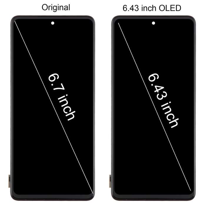For Samsung Galaxy M52 5G SM-M526B 6.43inch OLED LCD Screen Digitizer Full Assembly with Frame