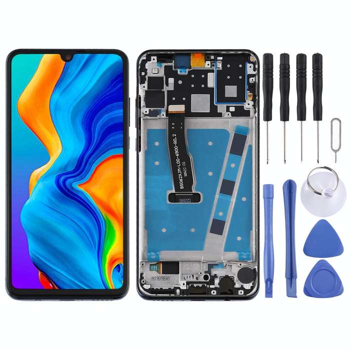 OEM LCD Screen for Huawei P30 Lite (RAM 4G / Standard Version) Digitizer Full Assembly with Frame...