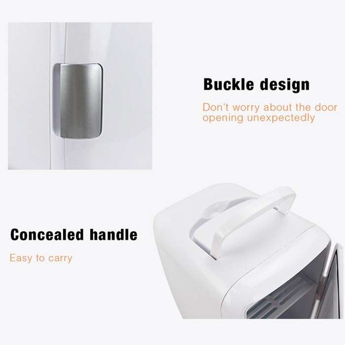 4L Mini Car Refrigerator Electric Cooler / Warmer, Random Color Delivery