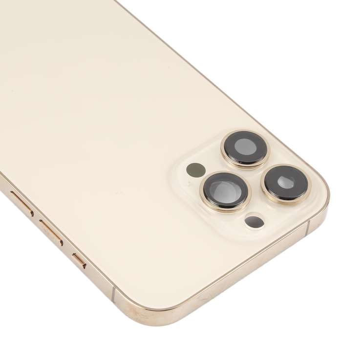 For iPhone 13 Pro Max Battery Back Cover with Side Keys & Card Tray & Power + Volume Flex Cable &...