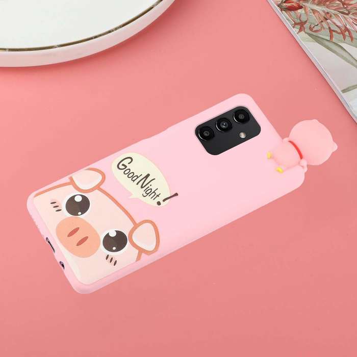 For Samsung Galaxy A34 5G Shockproof Cartoon TPU Phone Case(Cute Pig)